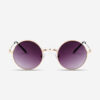 Ochelari-de-soare-Ieftini-Oversized-Retro-cu-lentila-Purpuriu deschis-si-rama-din-Metal-cod-OVD530