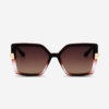 Ochelari-de-soare-Ieftini-Oversized-Retro-cu-lentila-Maro-si-rama-din-Metal-cod-OVD531