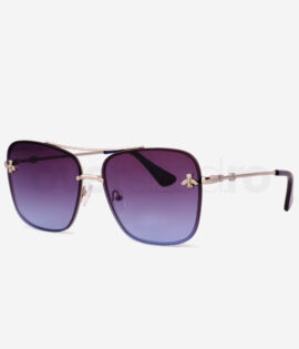Ochelari-de-soare-Ieftini-Oversized-Casual-cu-lentila-Purpuriu-si-rama-din-Metal-cod-OVD577
